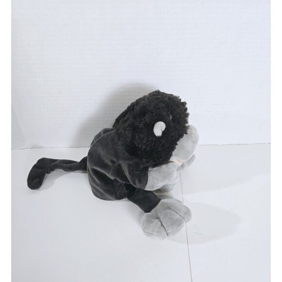 JSQ Toys Monkey 10" tall Gray Hand Puppet Plush Vintage - Picture 2 of 7